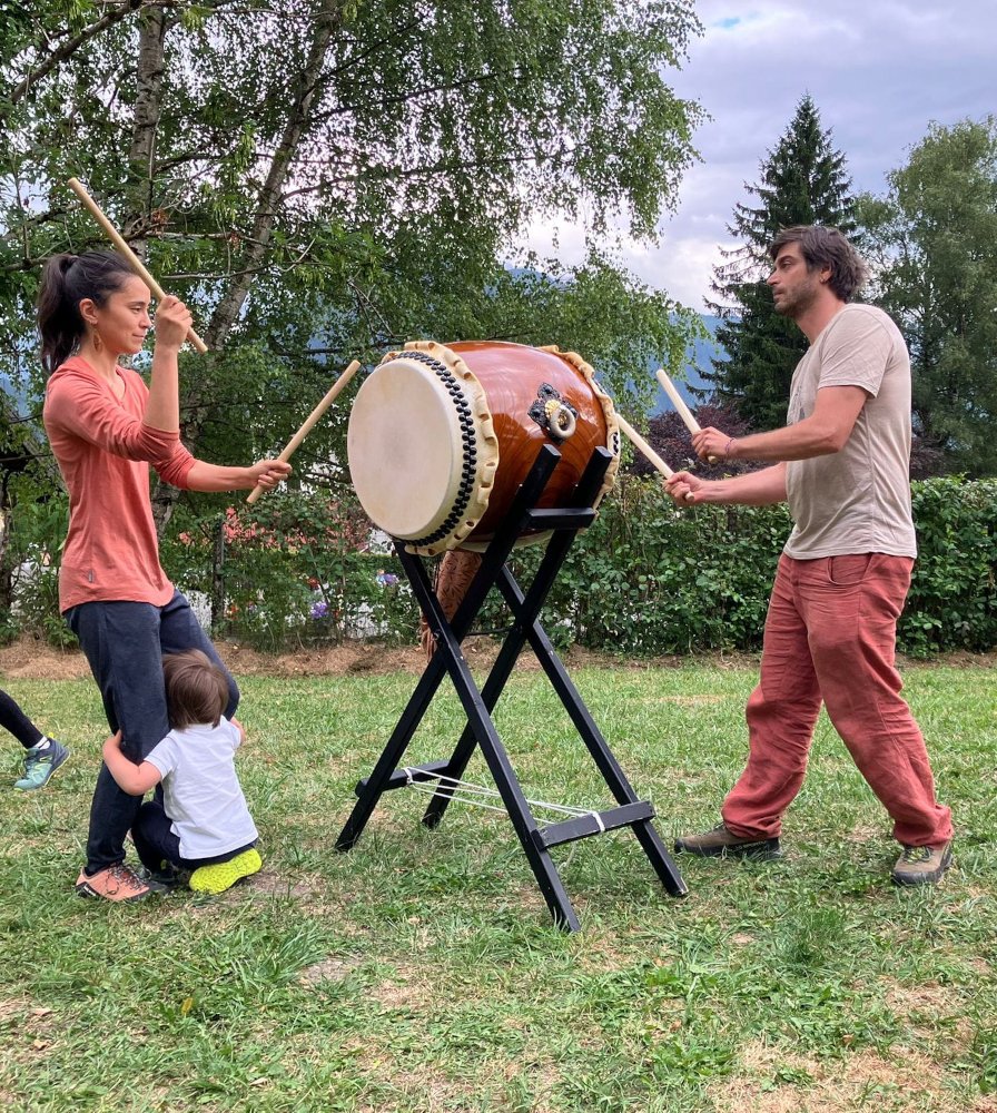 taiko avec Yumi Célia